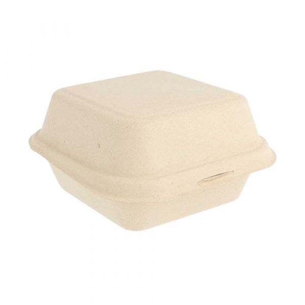 Garcia de pou CONCHAS HAMBURGUESA 'BIONIC' 450 ML 15 2x15x8 4 CM NATURAL BAGAZO (600 UNID.)