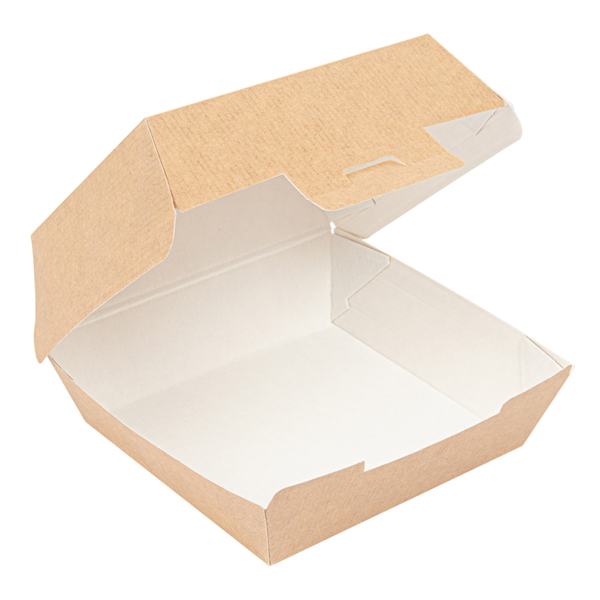 Garcia De Pou CONCHAS HAMBURGUESA 'THEPACK' 220 G/M2 13x12 5x6 2 CM (S) NATURAL CARTÓN ONDULADO NANO-MICRO (450 UNID.)