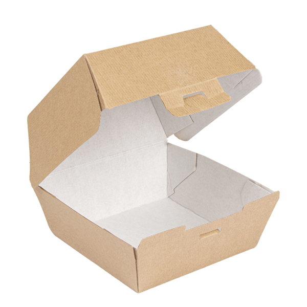 Garcia De Pou CONCHAS HAMBURGUESA 'THEPACK' 220 G/M2 13x12 5x9 CM (M) NATURAL CARTÓN ONDULADO NANO-MICRO (500 UNID.)