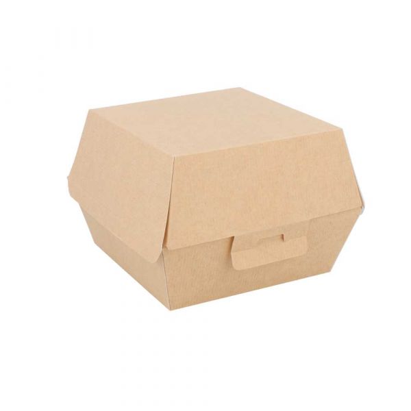 Garcia de pou CONCHAS HAMBURGUESA 'THEPACK' 220 G/M2 14 4x13 6x9 2 CM (L+) NATURAL CARTÓN ONDULADO NANO-MICRO (500 UNID.)