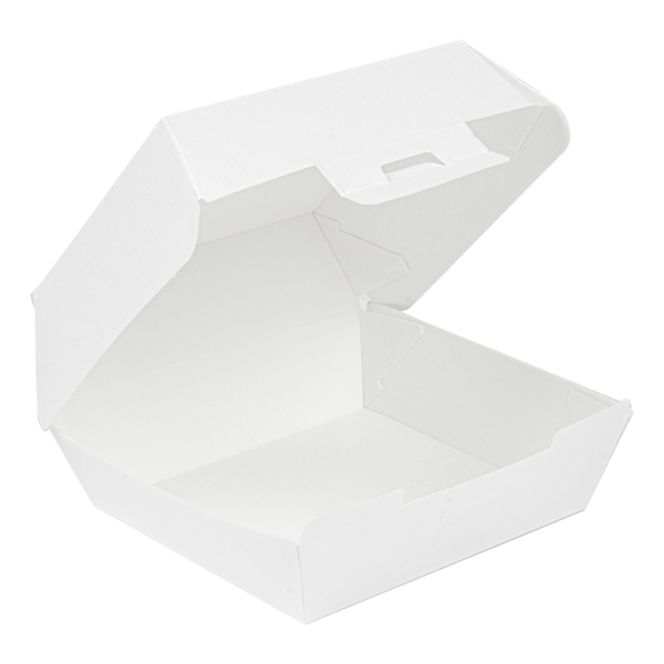 Garcia De Pou CONCHAS HAMBURGUESA 'THEPACK' 230 G/M2 13x12 5x6 2 CM (S) BLANCO CARTÓN ONDULADO NANO-MICRO (450 UNID.)
