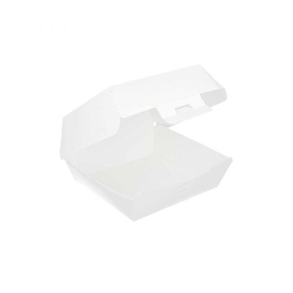 Garcia de pou CONCHAS HAMBURGUESA 'THEPACK' 230 G/M2 13x12 5x6 2 CM (S) BLANCO CARTÓN ONDULADO NANO-MICRO (450 UNID.)