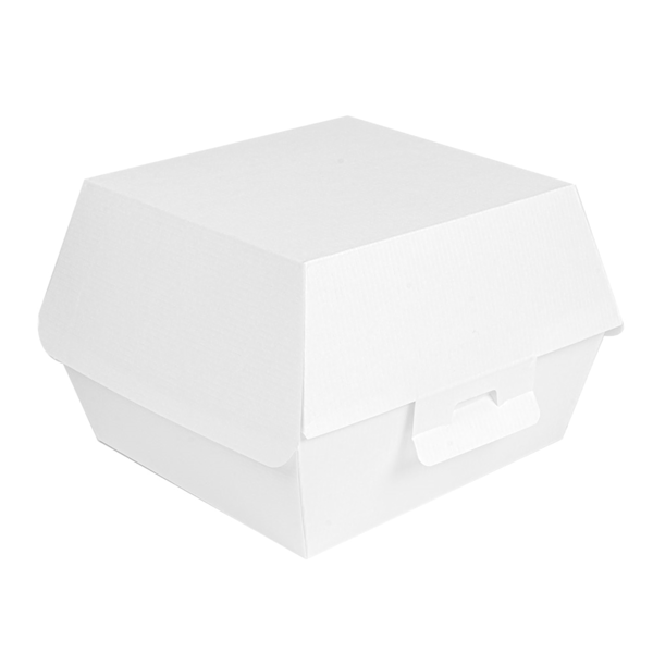 Garcia de pou CONCHAS HAMBURGUESA 'THEPACK' 230 G/M2 13x12 5x9 CM (M) BLANCO CARTÓN ONDULADO NANO-MICRO (500 UNID.)
