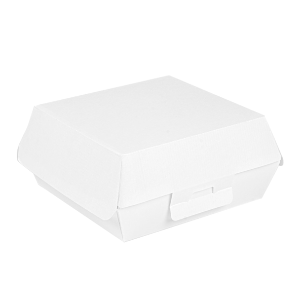 Garcia De Pou CONCHAS HAMBURGUESA 'THEPACK' 230 G/M2 14 2x13 7x6 1 CM (L) BLANCO CARTÓN ONDULADO NANO-MICRO (500 UNID.)