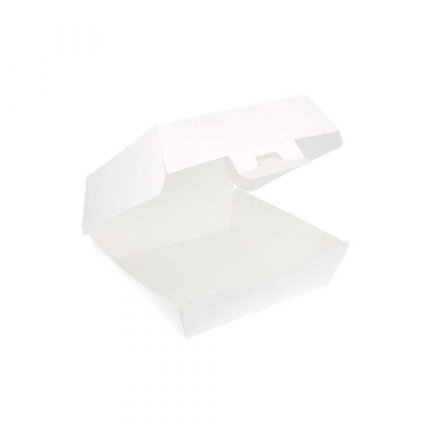 Garcia de pou CONCHAS HAMBURGUESA 'THEPACK' 230 G/M2 14 2x13 7x6 1 CM (L) BLANCO CARTÓN ONDULADO NANO-MICRO (500 UNID.)