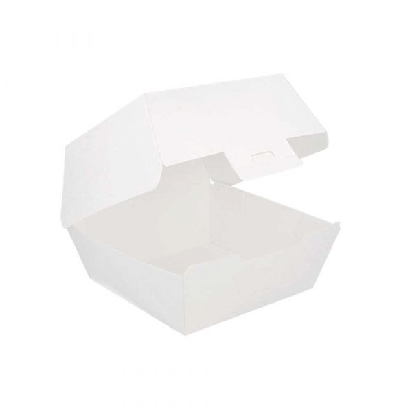 Garcia de pou CONCHAS HAMBURGUESA 'THEPACK' 230 G/M2 14 4x13 6x9 2 CM (L+) BLANCO CARTÓN ONDULADO NANO-MICRO (500 UNID.)