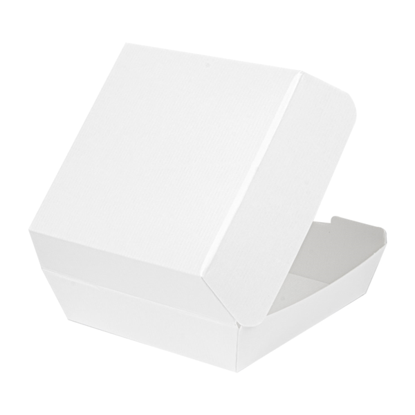 Garcia De Pou CONCHAS HAMBURGUESA 'THEPACK' 230 G/M2 17 6x16 8x7 8 CM (XL) BLANCO CARTÓN ONDULADO NANO-MICRO (300 UNID.)