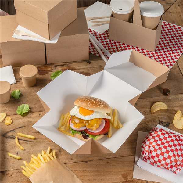 Garcia De Pou CONCHAS HAMBURGUESA 'THEPACK' 240 G/M2 15 5x15 5x11 5 CM (XXL) NATURAL CARTÓN ONDULADO NANO-MICRO (300 UNID.)