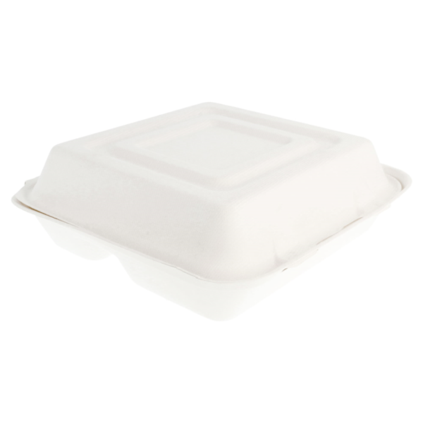 Garcia De Pou CONCHAS "L" 3 COMPART. 'BIONIC' 25x25x7 5 CM BLANCO BAGAZO (250 UNID.)
