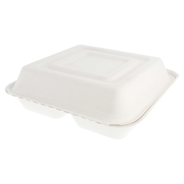 Garcia De Pou CONCHAS "L" 3 COMPART. 'BIONIC' 25x25x7 5 CM BLANCO BAGAZO (250 UNID.)
