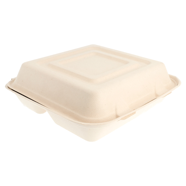 Garcia De Pou CONCHAS "L" 3 COMPART. 'BIONIC' 25x25x7 5 CM NATURAL BAGAZO (250 UNID.)