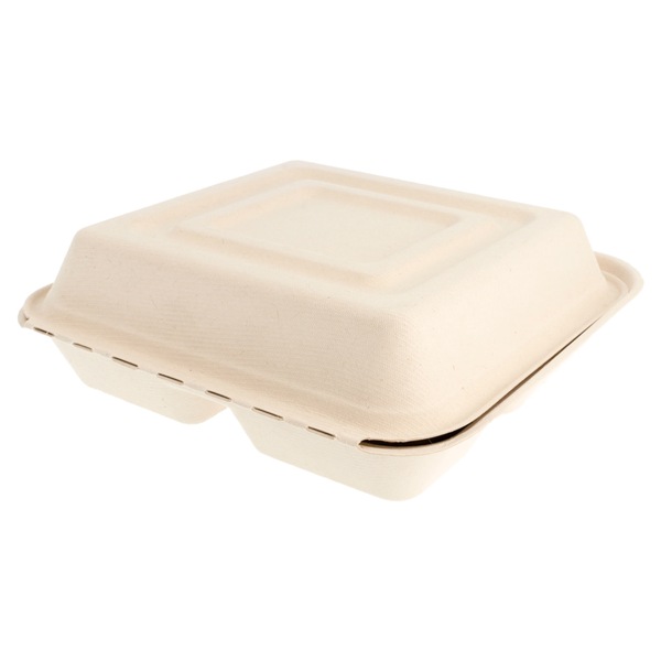 Garcia De Pou CONCHAS "L" 3 COMPART. 'BIONIC' 25x25x7 5 CM NATURAL BAGAZO (250 UNID.)