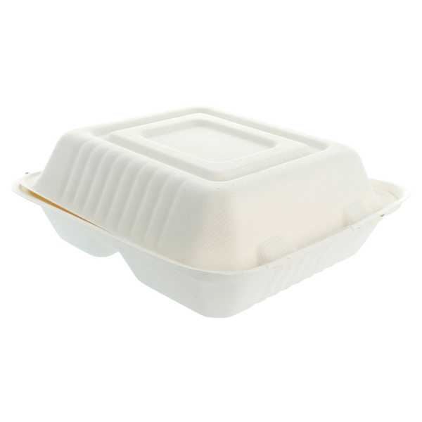 Garcia De Pou CONCHAS "M" 3 COMPART. 'BIONIC' 20x20x7 5 CM BLANCO BAGAZO (200 UNID.)