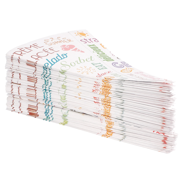 Garcia De Pou CONOS HELADOS 'PAROLE' 100 G/M2 7x11 5 CM BLANCO PAPEL (3000 UNID.)