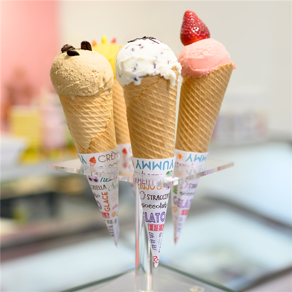 Garcia De Pou CONOS HELADOS 'PAROLE' Ø 3 75x15 2 CM BLANCO PAPEL (2000 UNID.)