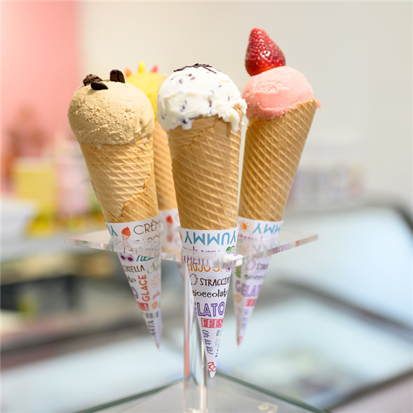 Garcia De Pou CONOS HELADOS 'PAROLE' Ø 4 2x15 3 CM BLANCO PAPEL (2000 UNID.)