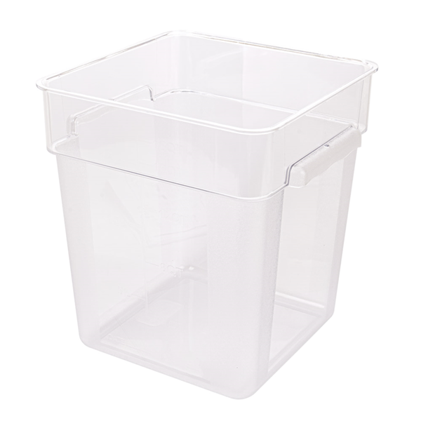 Garcia de pou CONTENEDOR ALIMENTOS 18 L 28 5x28 5x32 CM TRANSPARENTE POLICARBONATO (1 UNID.)