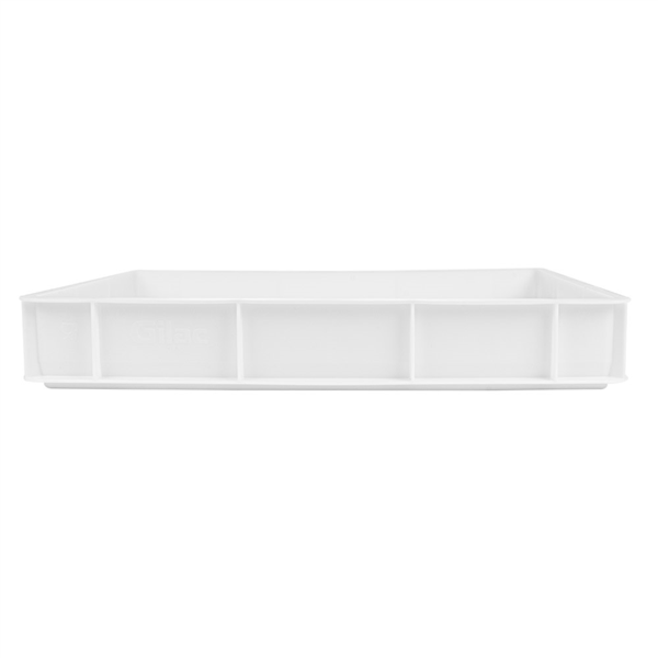 Garcia De Pou CONTENEDOR APILABLE PARA MASA PIZZA 15 L 60x40x9 CM BLANCO PEHD (1 UNID.)