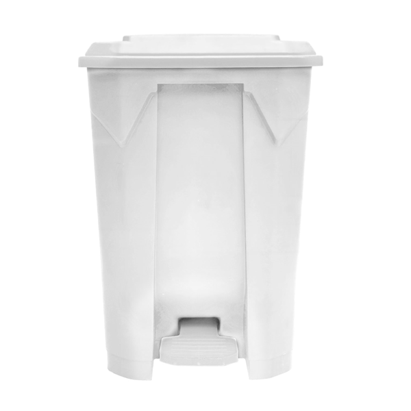 Garcia de pou CONTENEDOR CON TAPA 80 L 49x43x71 CM BLANCO PP (1 UNID.)