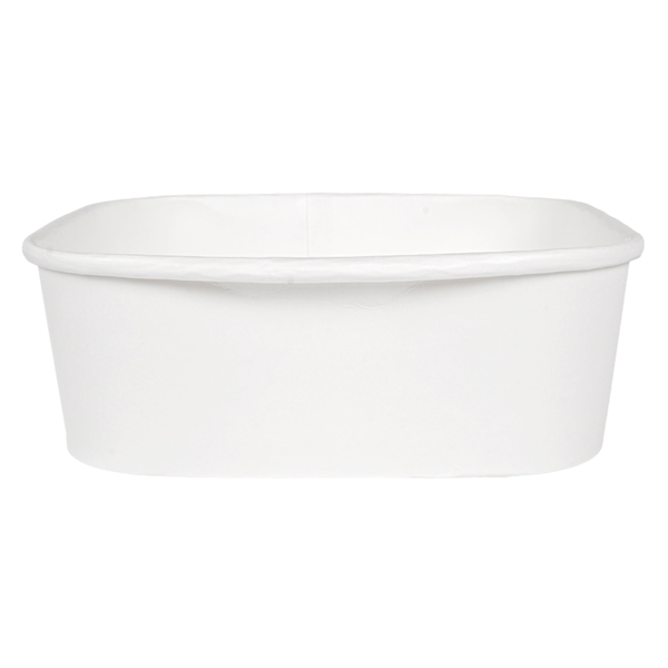 Garcia De Pou CONTENEDORES CUADRADOS 1000 ML 320 + 26 PE G/M2 16 7x16 7x5 5 CM BLANCO KRAFT (300 UNID.)