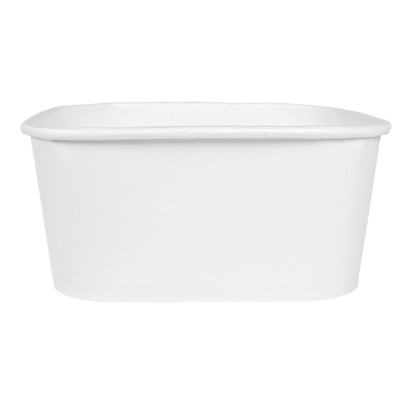 Garcia De Pou CONTENEDORES CUADRADOS 1230 ML 320 + 26 PE G/M2 16 7x16 7x6 6 CM BLANCO KRAFT (300 UNID.)