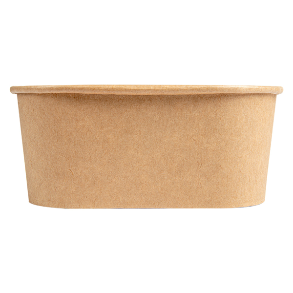 Garcia De Pou CONTENEDORES CUADRADOS 1230 ML 320 + 26 PE G/M2 16 7x16 7x6 6 CM NATURAL KRAFT (300 UNID.)
