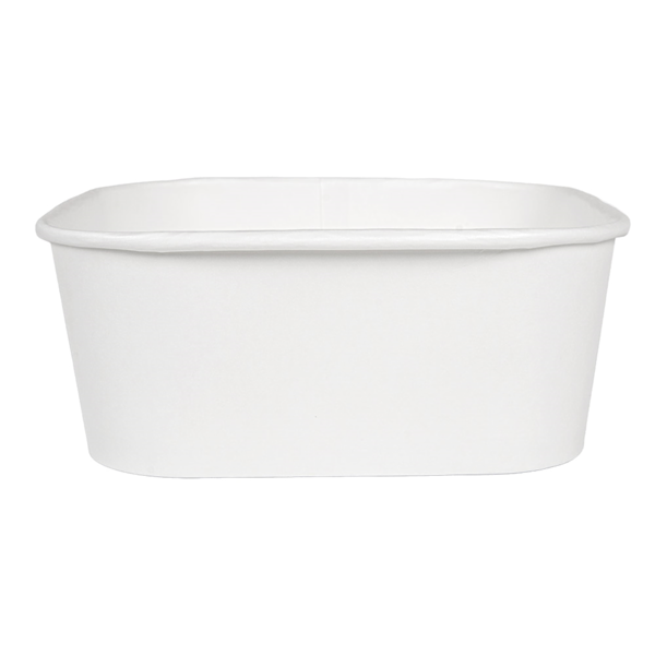 Garcia De Pou CONTENEDORES CUADRADOS 1410 ML 320 + 26 PE G/M2 16 7x16 7x7 5 CM BLANCO KRAFT (300 UNID.)