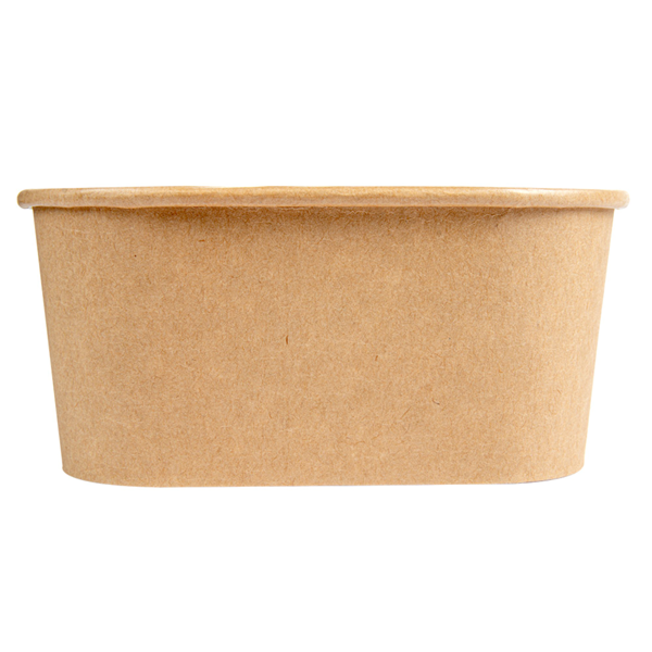 Garcia De Pou CONTENEDORES CUADRADOS 1410 ML 320 + 26 PE G/M2 16 7x16 7x7 5 CM NATURAL KRAFT (300 UNID.)