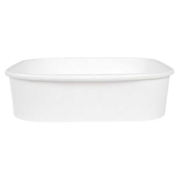 Garcia De Pou CONTENEDORES CUADRADOS 750 ML 320 + 26 PE G/M2 16 7x16 7x4 3 CM BLANCO KRAFT (300 UNID.)
