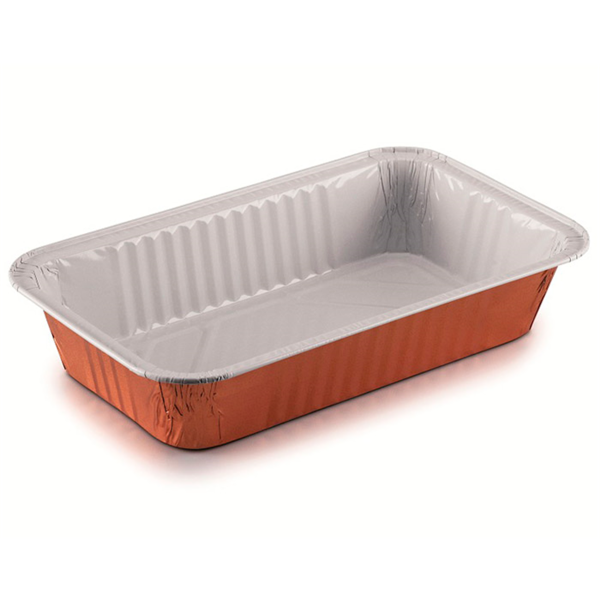 Garcia de pou CONTENEDORES LACADOS 1130 ML 24 8x14 7x4 6 CM COBRE ALUMINIO (100 UNID.)