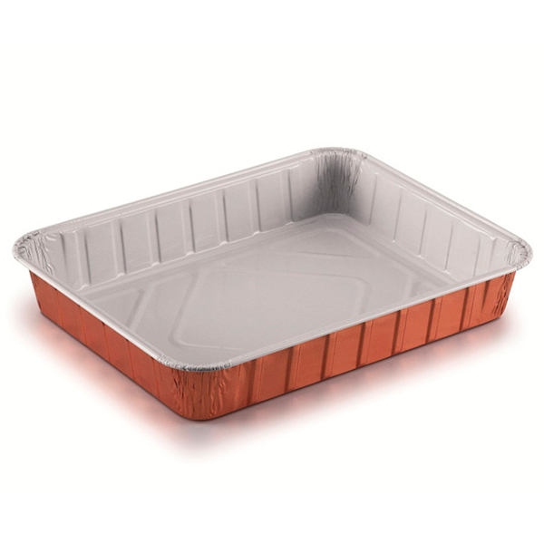 Garcia de pou CONTENEDORES LACADOS 1190 ML 22 7x17 7x3 6 CM COBRE ALUMINIO (100 UNID.)