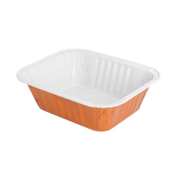 Garcia de pou CONTENEDORES LACADOS 490 ML 15x12 5x4 4 CM COBRE ALUMINIO (100 UNID.)