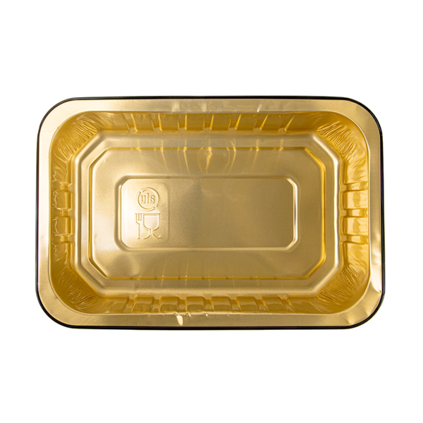 Garcia De Pou CONTENEDORES LACADOS 975 ML 21 4x14 2x4 5 CM NEGRO/ORO ALUMINIO (50 UNID.)