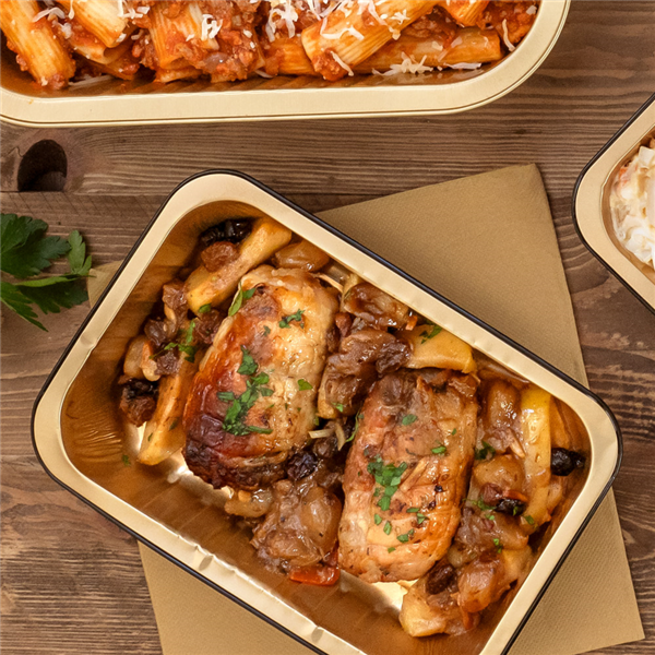 Garcia De Pou CONTENEDORES LACADOS 975 ML 21 4x14 2x4 5 CM NEGRO/ORO ALUMINIO (50 UNID.)