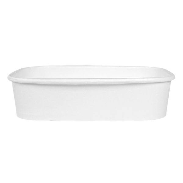 Garcia De Pou CONTENEDORES RECTANGULARES 500 ML 320 + 26 PE G/M2 17 3x12 3x4 1 CM BLANCO KRAFT (300 UNID.)