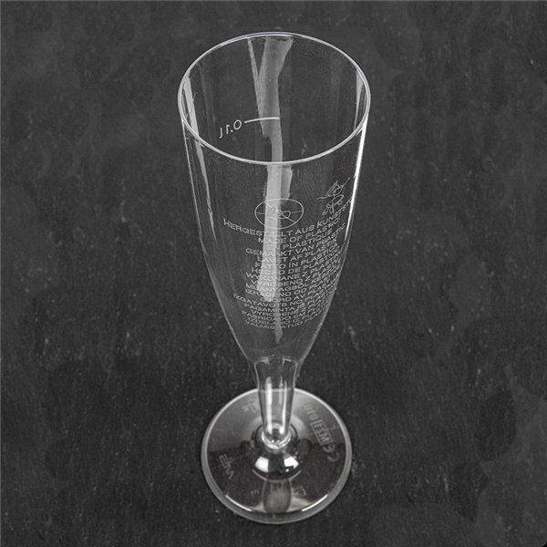 Garcia De Pou COPAS INYECTADAS "CAVA" 100 ML Ø 4 8x17 CM TRANSPARENTE CRISTAL PS (180 UNID.)