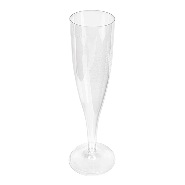 Garcia de pou COPAS INYECTADAS "CAVA" 100 ML Ø 4 8x17 CM TRANSPARENTE CRISTAL PS (180 UNID.)