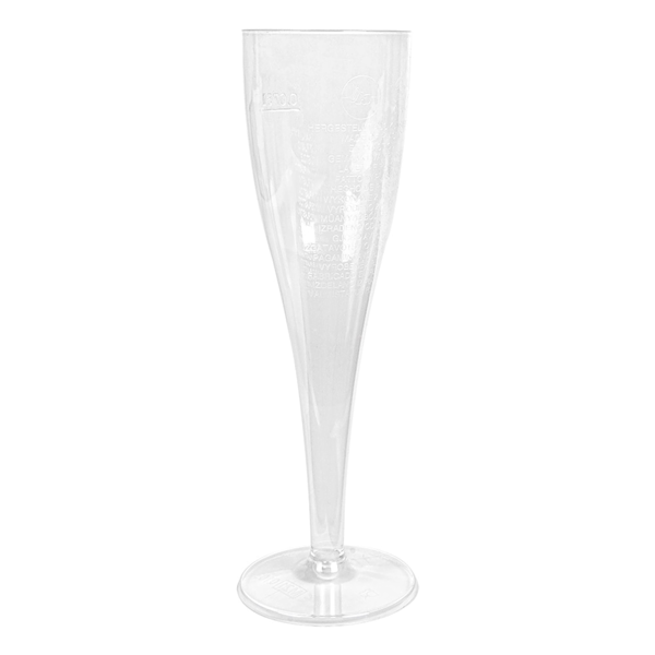 Garcia De Pou COPAS INYECTADAS "CAVA" 125 ML Ø 4 9x20 CM TRANSPARENTE CRISTAL PS (100 UNID.)