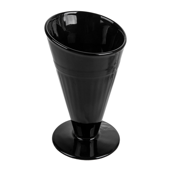 Garcia de pou COPAS PARA FRITOS Ø11 8x19 8 CM NEGRO PORCELANA (6 UNID.)