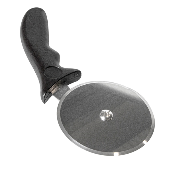 Garcia de pou CORTADOR DE PIZZA Ø 10 5x24 CM PLATEADO INOX (1 UNID.)