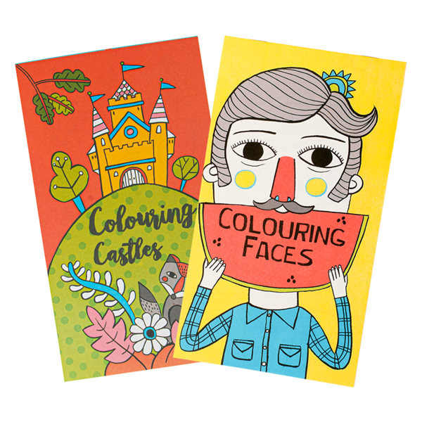 Garcia de pou CUADERNOS COLOREAR "SURTIDO CASTILLOS Y CARAS" 100 G/M2 12 5x22 CM CUATRICROMÍA CELULOSA (400 UNID.)