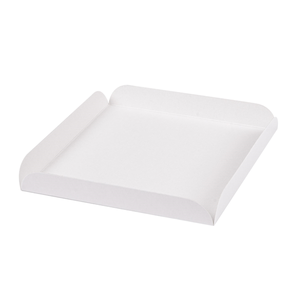 Garcia De Pou CUADRADOS CON PESTAÑAS 11x11+2 CM BLANCO CARTÓN (250 UNID.)