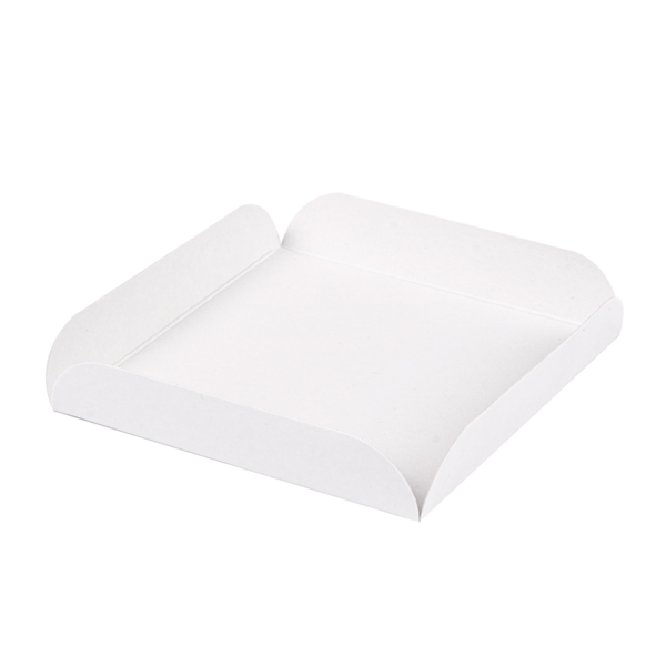 Garcia De Pou CUADRADOS CON PESTAÑAS 7x7+2 CM BLANCO CARTÓN (250 UNID.)