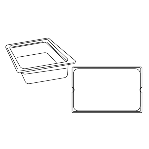 Garcia de pou CUBETA GASTRONORM 1/1 25 L 53x32 5x20 CM TRANSPARENTE POLICARBONATO (1 UNID.)