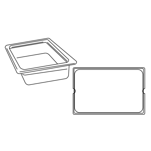 Garcia de pou CUBETA GASTRONORM 1/1 7 7 L 53x32 5x6 CM PLATEADO INOX (1 UNID.)
