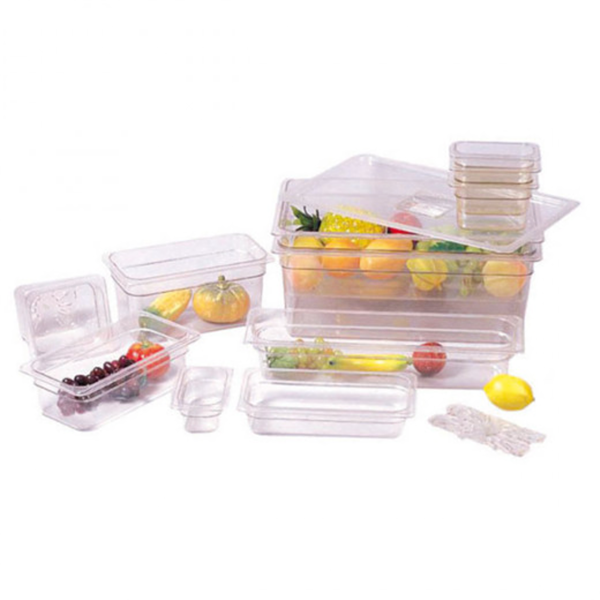 Garcia De Pou CUBETA GASTRONORM 1/2 5 6 L 32 5x26 5x10 CM TRANSPARENTE POLICARBONATO (1 UNID.)
