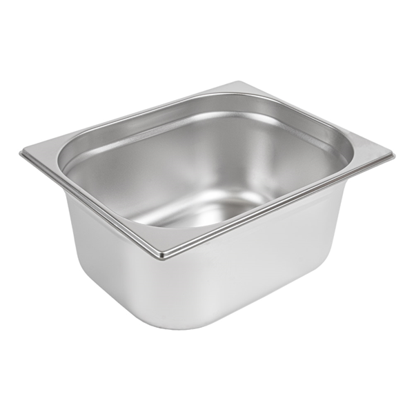 Garcia de pou CUBETA GASTRONORM 1/2 8 4 L 32 5x26 5x15 CM PLATEADO INOX (1 UNID.)
