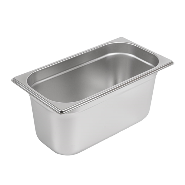 Garcia de pou CUBETA GASTRONORM 1/3 4 9 L 32 5x17 5x15 CM PLATEADO INOX (1 UNID.)