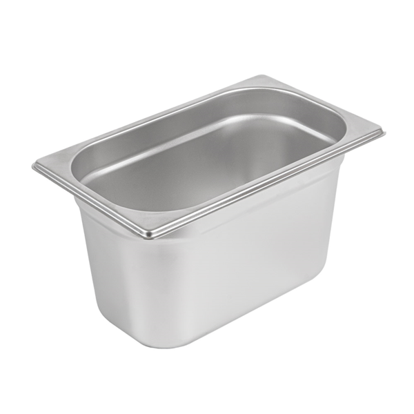 Garcia de pou CUBETA GASTRONORM 1/4 3 8 L 26 5x16x15 CM PLATEADO INOX (1 UNID.)