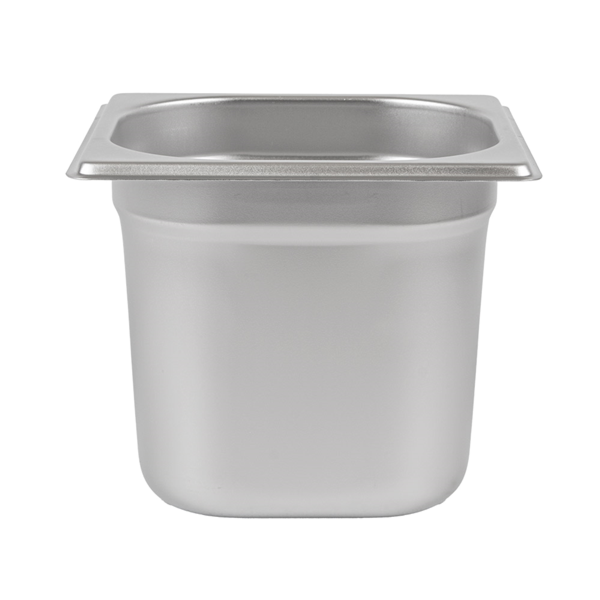 Garcia De Pou CUBETA GASTRONORM 1/6 1 9 L 17 6x16 2x15 CM PLATEADO INOX (1 UNID.)